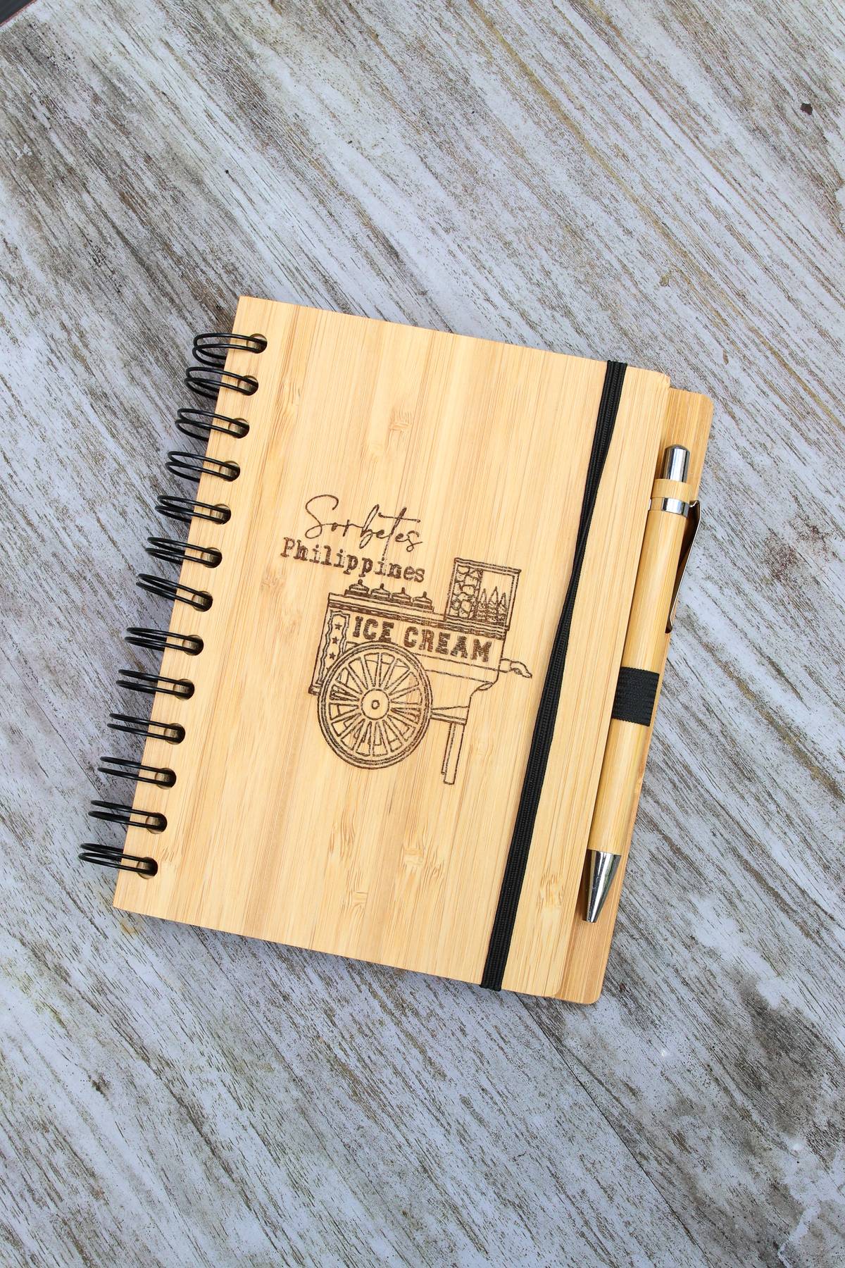 BAMBOO Spiral Notebook with Pen