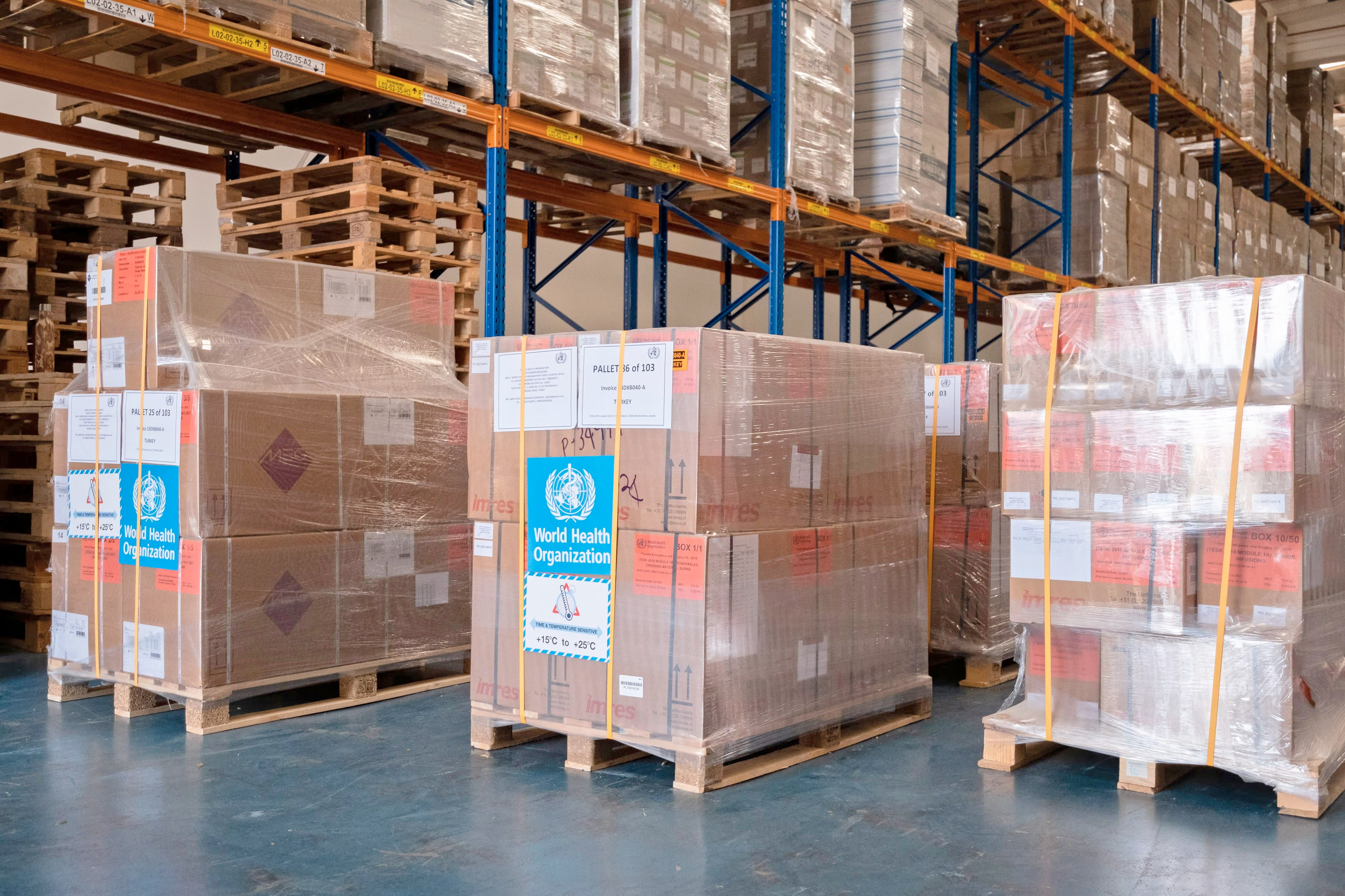 WHO logistics hub ‘resuming operations’