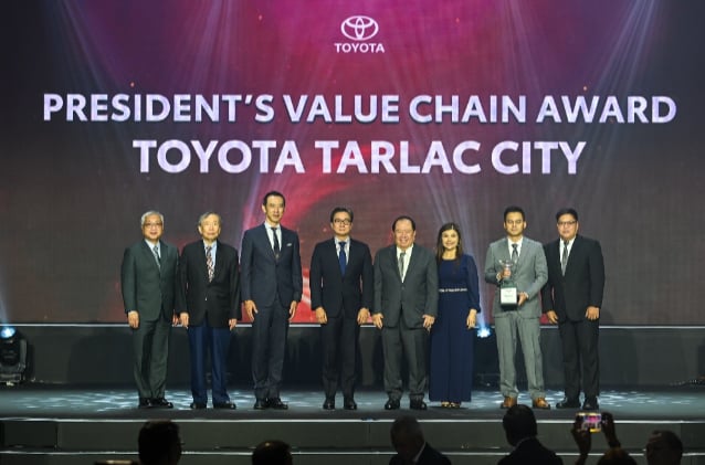IN PHOTO (L-R): TMP Executive Vice President for Marketing Mr. Jose Maria Atienza, TMP Vice Chairman Dr. David Go, TMP President Mr. Masando Hashimoto, TMP Chairman Mr. Alfred Ty, TTA President Mr. Jose B. Tan Jr., TTA Executive Vice President Ms. Mary Evangeline Tan, TTA General Manager Mr. Emilton Sampang & TTA Value Chain Head Mr. Mark Vistan