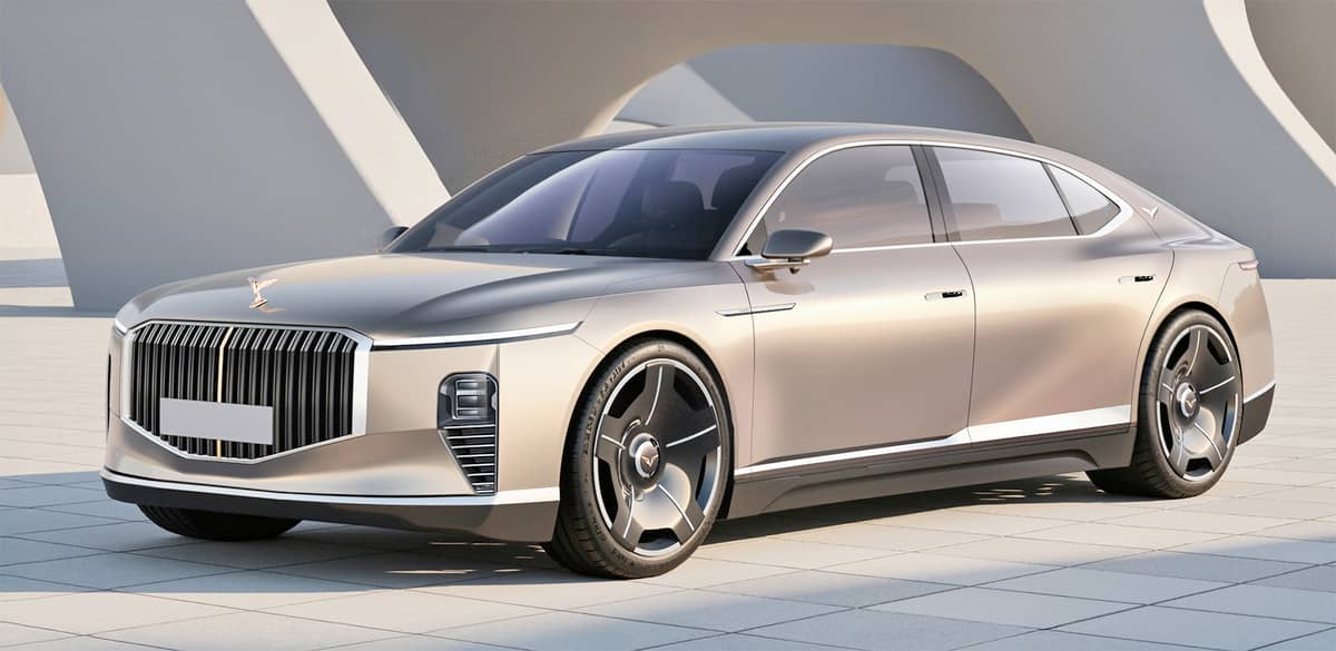 SEDAN design of the VinFast Lac Hong 900S presents the brand’s ultra luxury flagship with a classic long body and refined styling.
