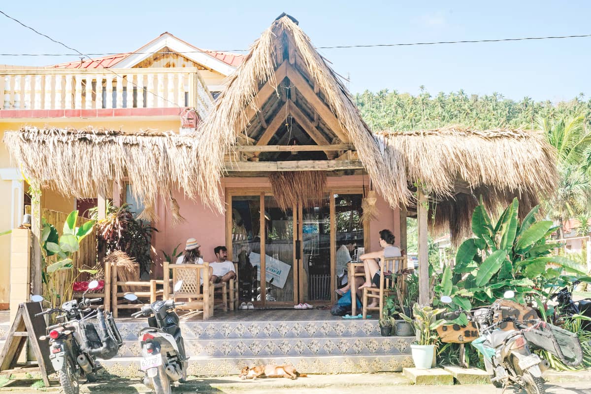 BREW A quiet café corner in Siargao offers more than caffeine. It is where travelers pause, stories unfold, and slow island mornings stretch over a cup of good coffee.