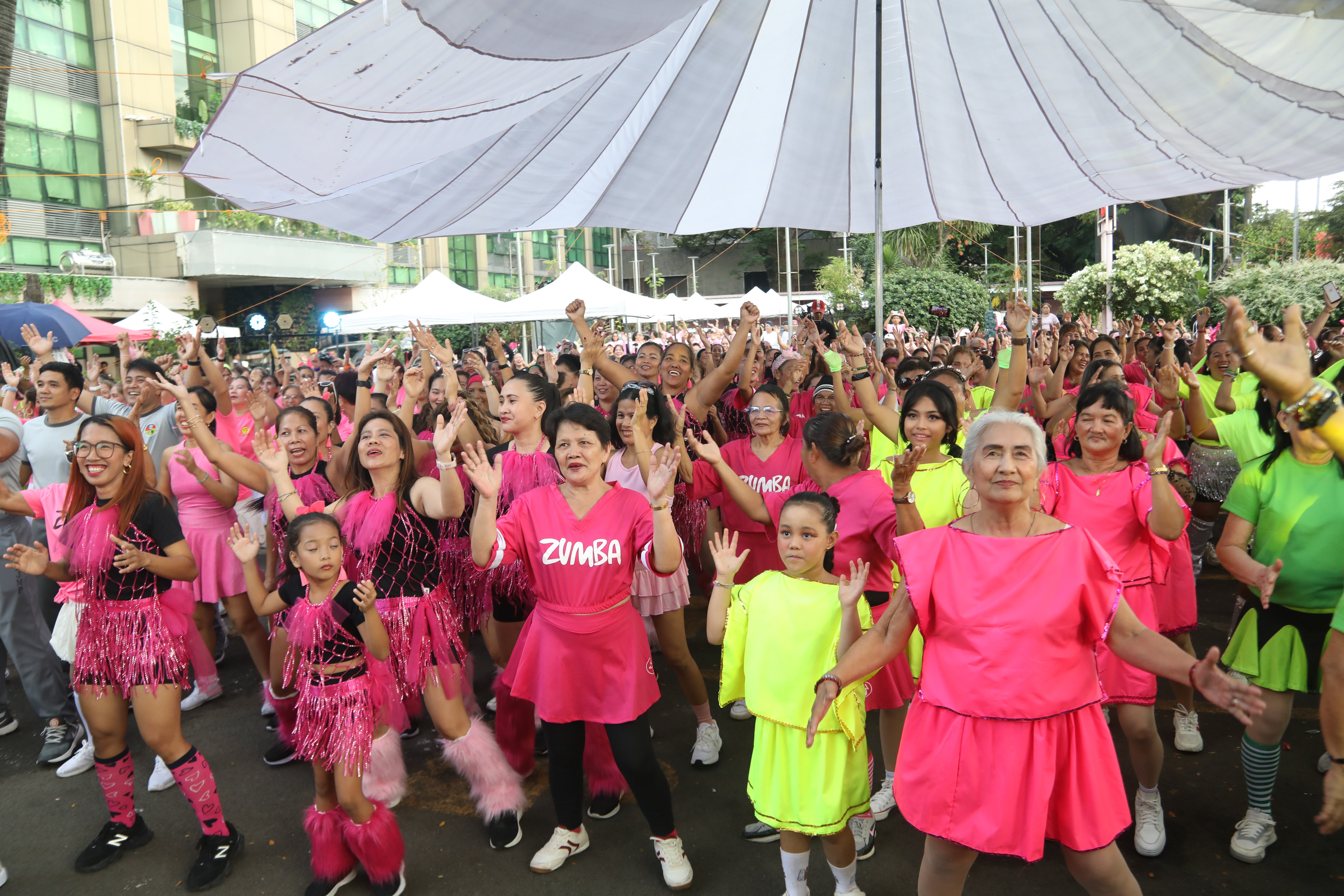 Hundreds of women from different backgrounds and age groups join a Zumba dance event called “Indak ni Juana” at Pasay City Hall on Sunday, as part of the city’s celebration of International Women’s Day. Led by Aimee Calixto-Rubiano, the event promotes the theme “We for Gender Equality and an Inclusive Society.”