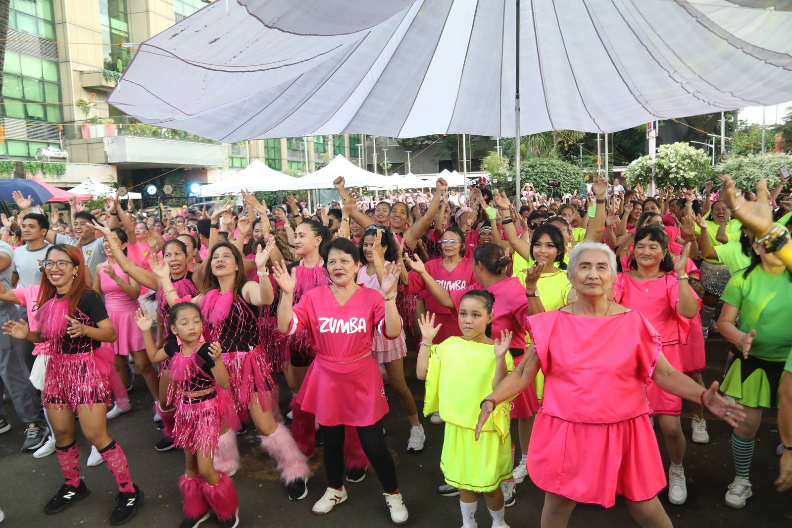 Hundreds of women from different backgrounds and age groups join a Zumba dance event called “Indak ni Juana” at Pasay City Hall on Sunday, as part of the city’s celebration of International Women’s Day. Led by Aimee Calixto-Rubiano, the event promotes the theme “We for Gender Equality and an Inclusive Society.”