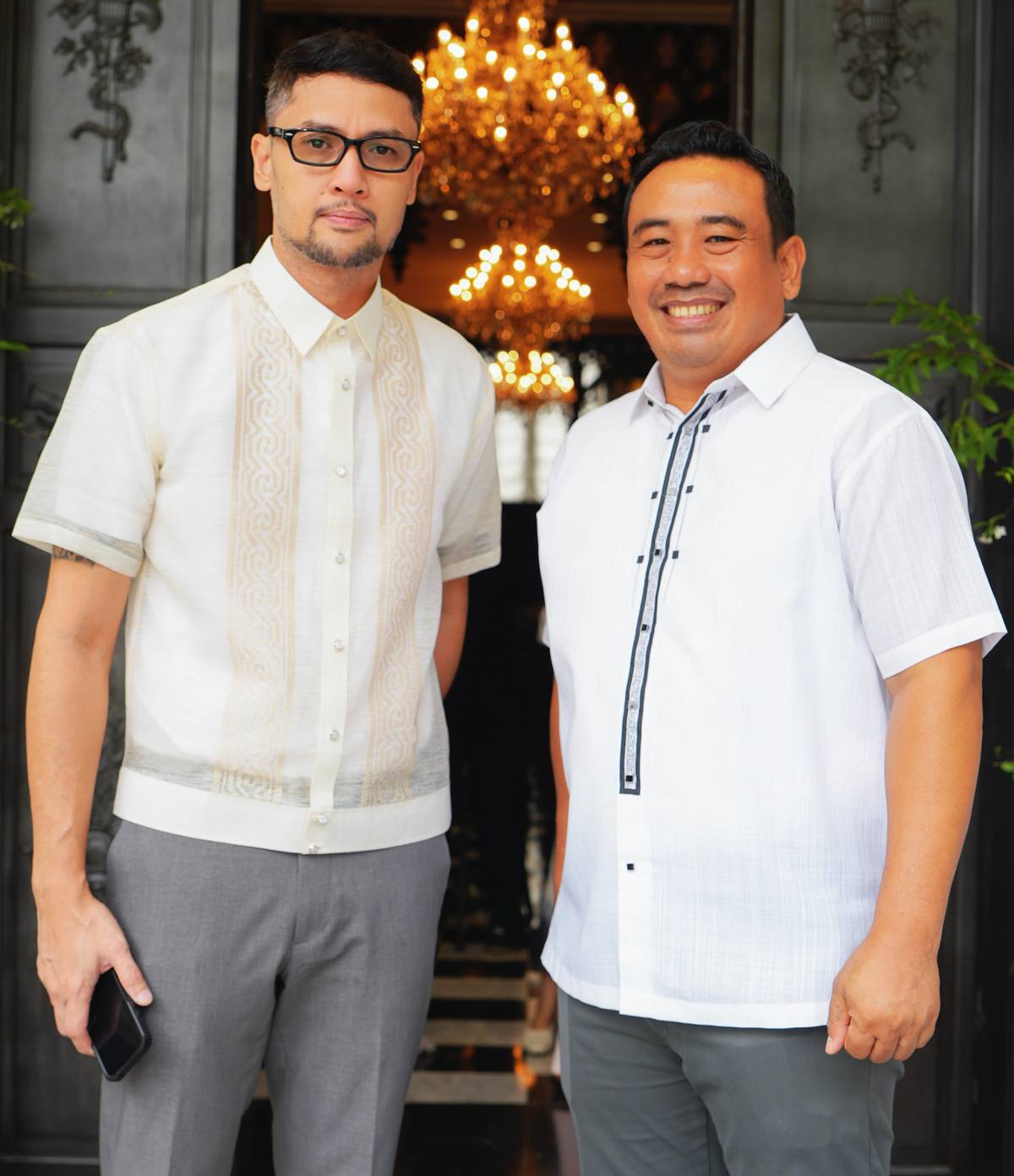 RJ Bernales and Francis Figuracion of Boysen Paints.