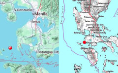 Series of tremors shake Batangas