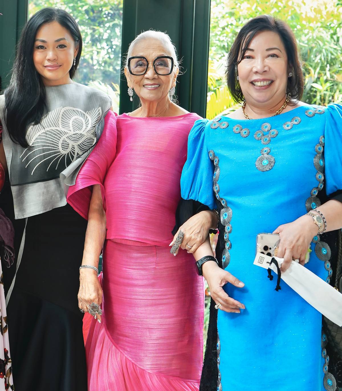 CYNDI Fernandez-Beltran, Sonia Santiago-Olivares and Rosemarie Bosch-Ong.