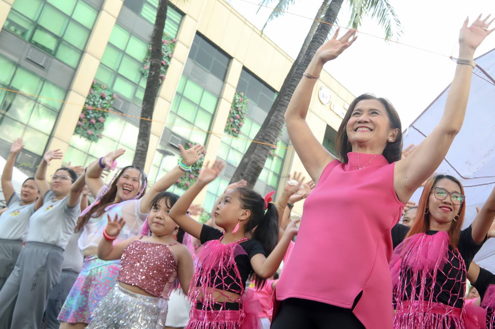 Hundreds of women from different backgrounds and age groups join a Zumba dance event called “Indak ni Juana” at Pasay City Hall on Sunday, as part of the city’s celebration of International Women’s Day. Led by Aimee Calixto-Rubiano, the event promotes the theme “We for Gender Equality and an Inclusive Society.”