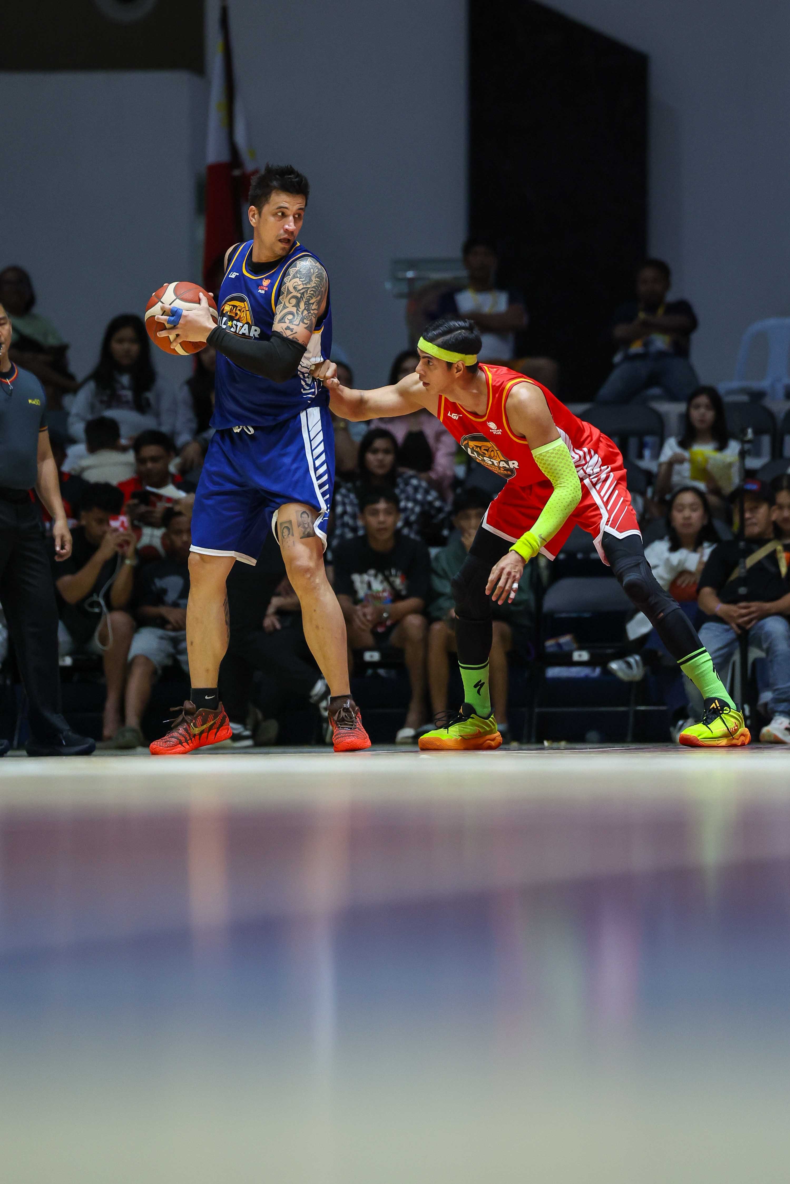 Pure heart as Santos, Pingris rock PBA All-Star