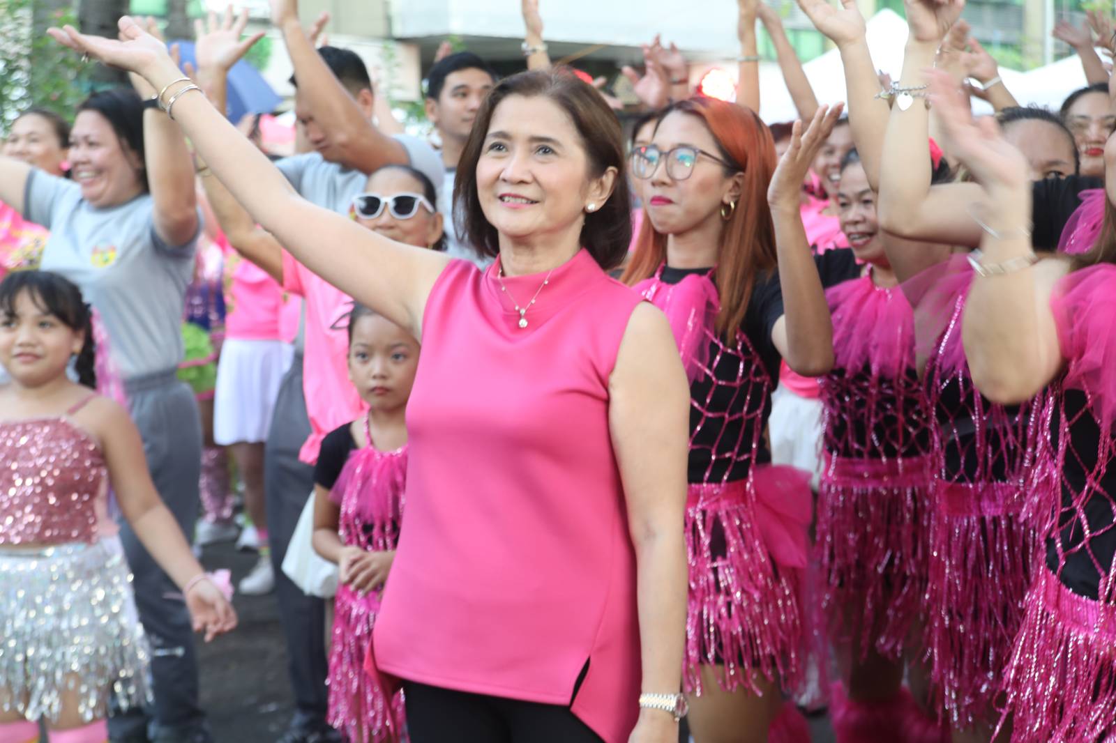 Hundreds of women from different backgrounds and age groups join a Zumba dance event called “Indak ni Juana” at Pasay City Hall on Sunday, as part of the city’s celebration of International Women’s Day. Led by Aimee Calixto-Rubiano, the event promotes the theme “We for Gender Equality and an Inclusive Society.”