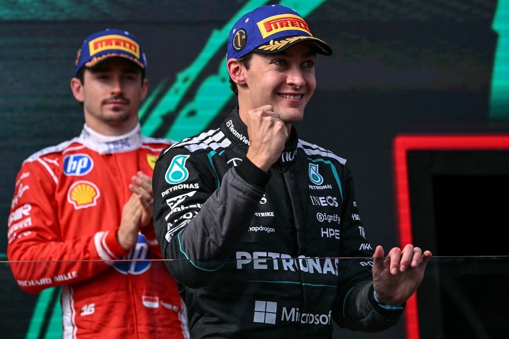 Russell wins Australian GP as Mercedes secures 1-2 finish