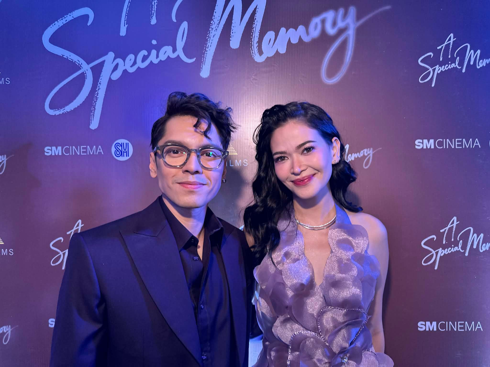 Bela Padilla and Carlo Aquino reunite for emotional premiere of 'A Special Memory'