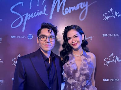 Bela Padilla and Carlo Aquino reunite for emotional premiere of 'A Special Memory'
