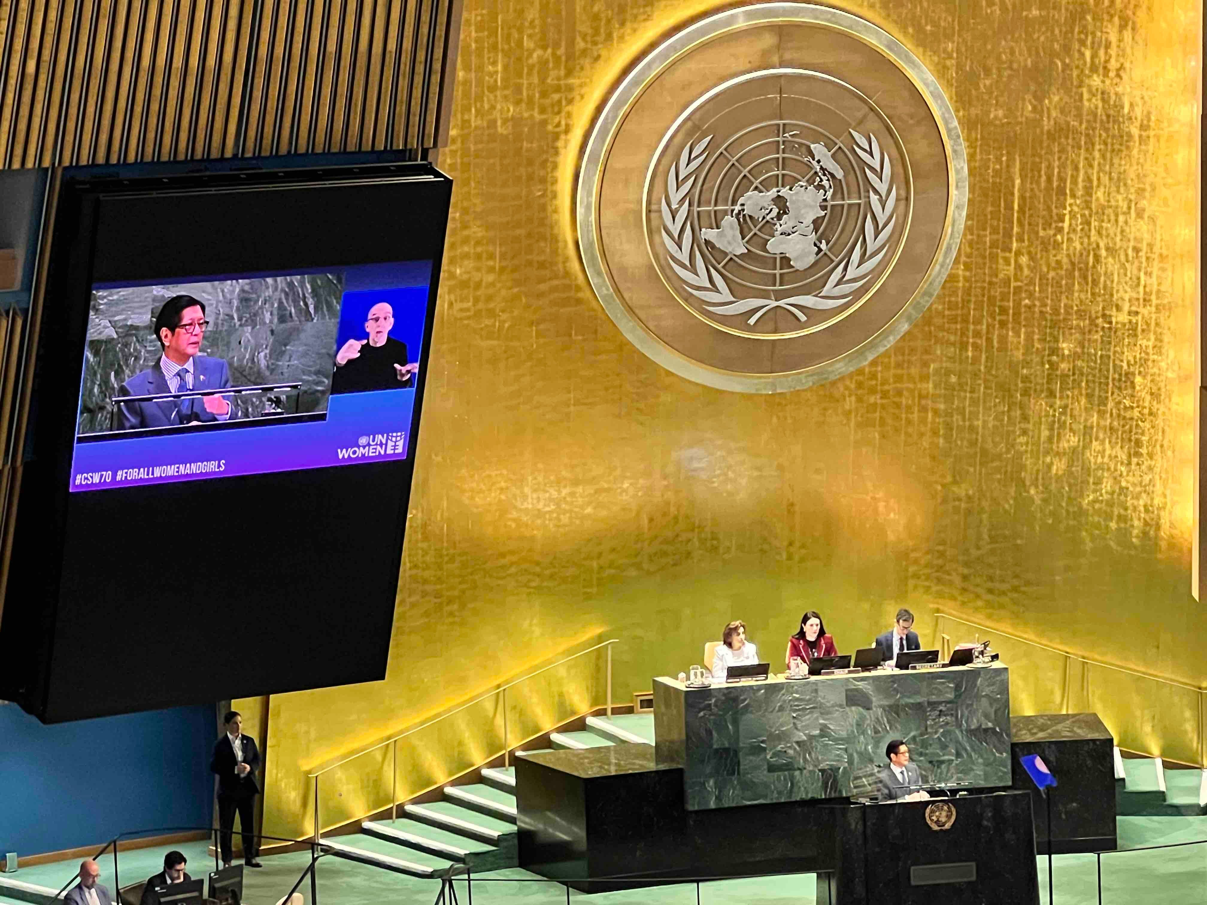 Marcos Jr reiterates readiness to uphold women rights