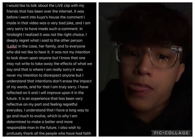 Fred Moser apologizes after resurfaced livestream remark about Lella Ford
