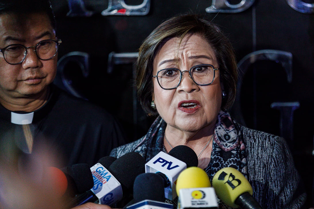 De Lima, priest file libel raps vs 18 ‘ex-Marines,’ lawyer over bribery allegations