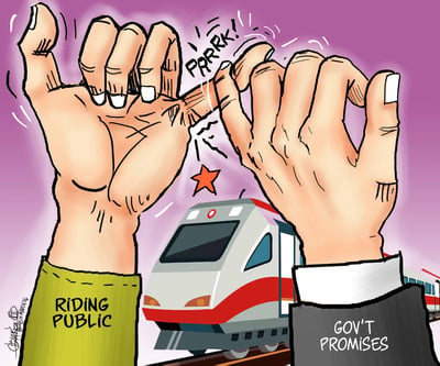Of trains, pains and promises