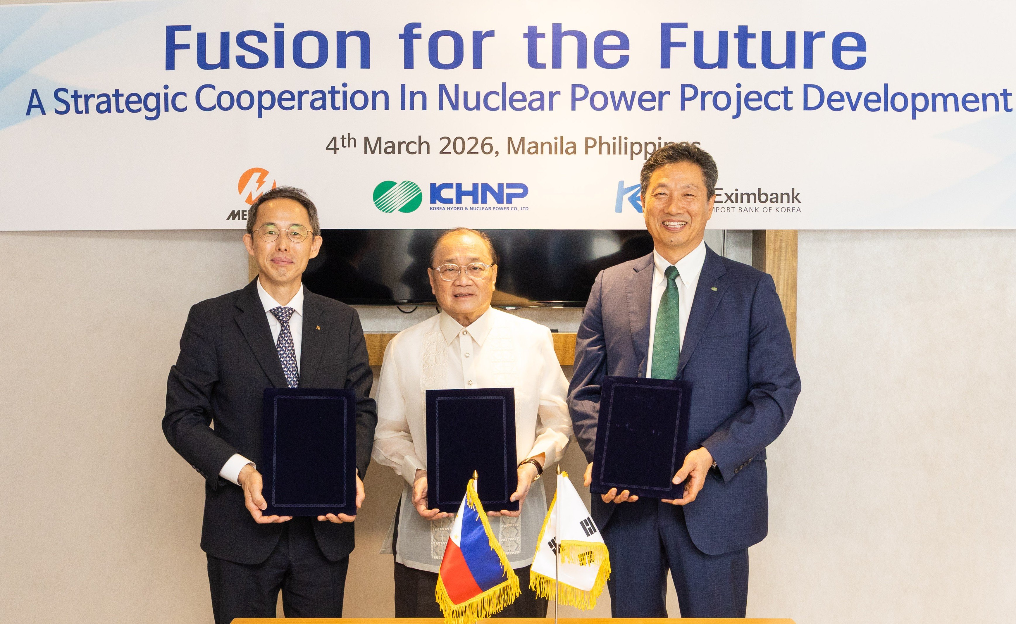 Meralco signs deal with Korean firms to support Phl nuclear energy development

