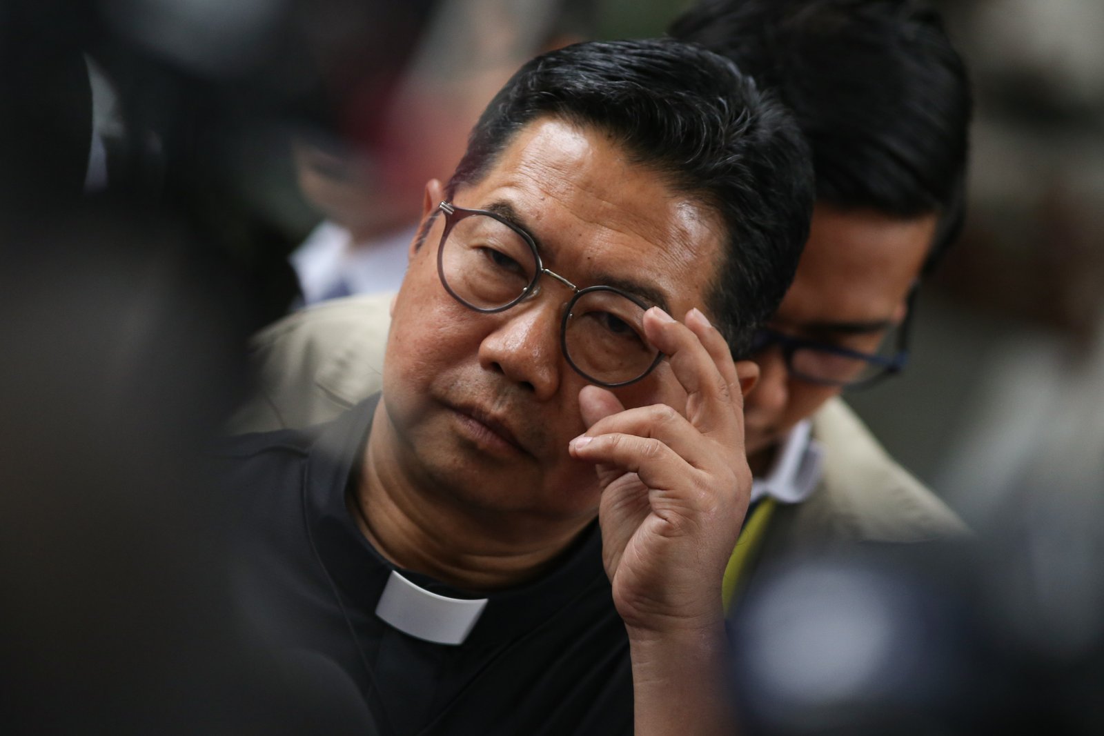 House Senior Deputy Minority Leader Leila de Lima and 2025 Ramon Magsaysay Award awardee Fr. Flavie Villanueva filed a perjury case at the Department of Justice on Monday, 09 March 2026, against 18 former Marines who claimed to have delivered cash for former representative Zaldy Co.