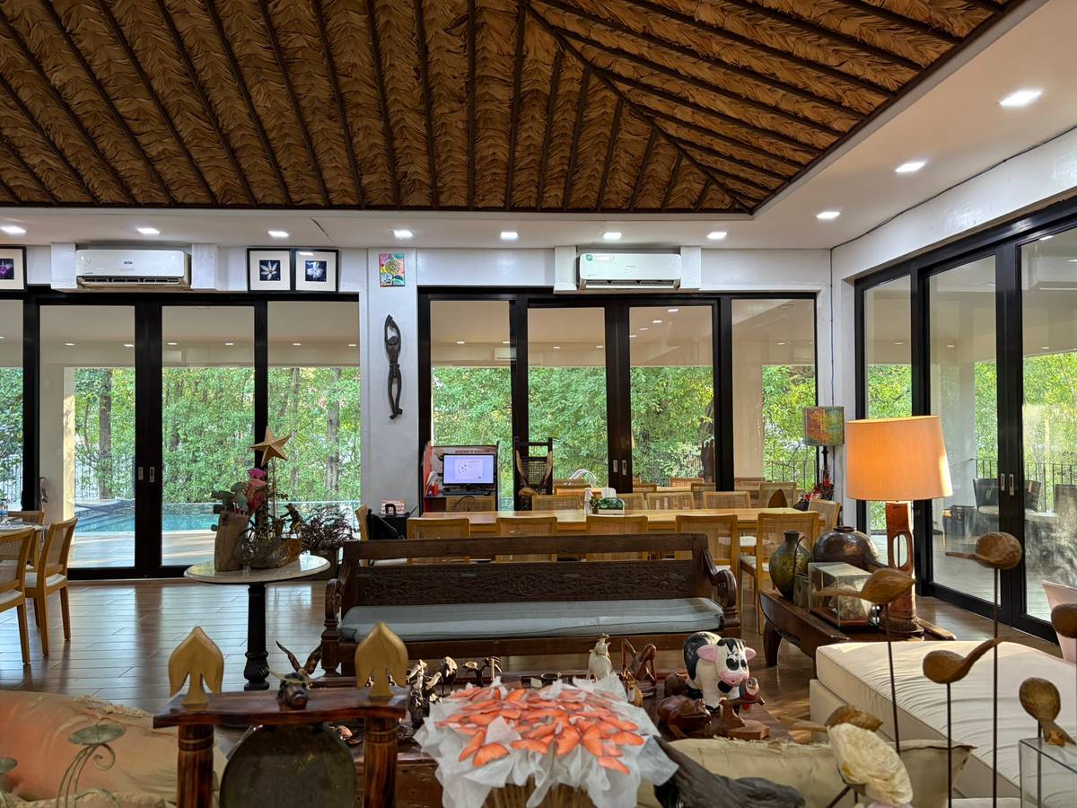 A SNEAK peek of the Villar House at the farm.