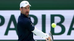 SERBIAN SURVIVOR: Djokovic struggles vs big-serving American
