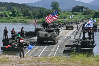 South Korea eyes joint military drills with U.S., Japan