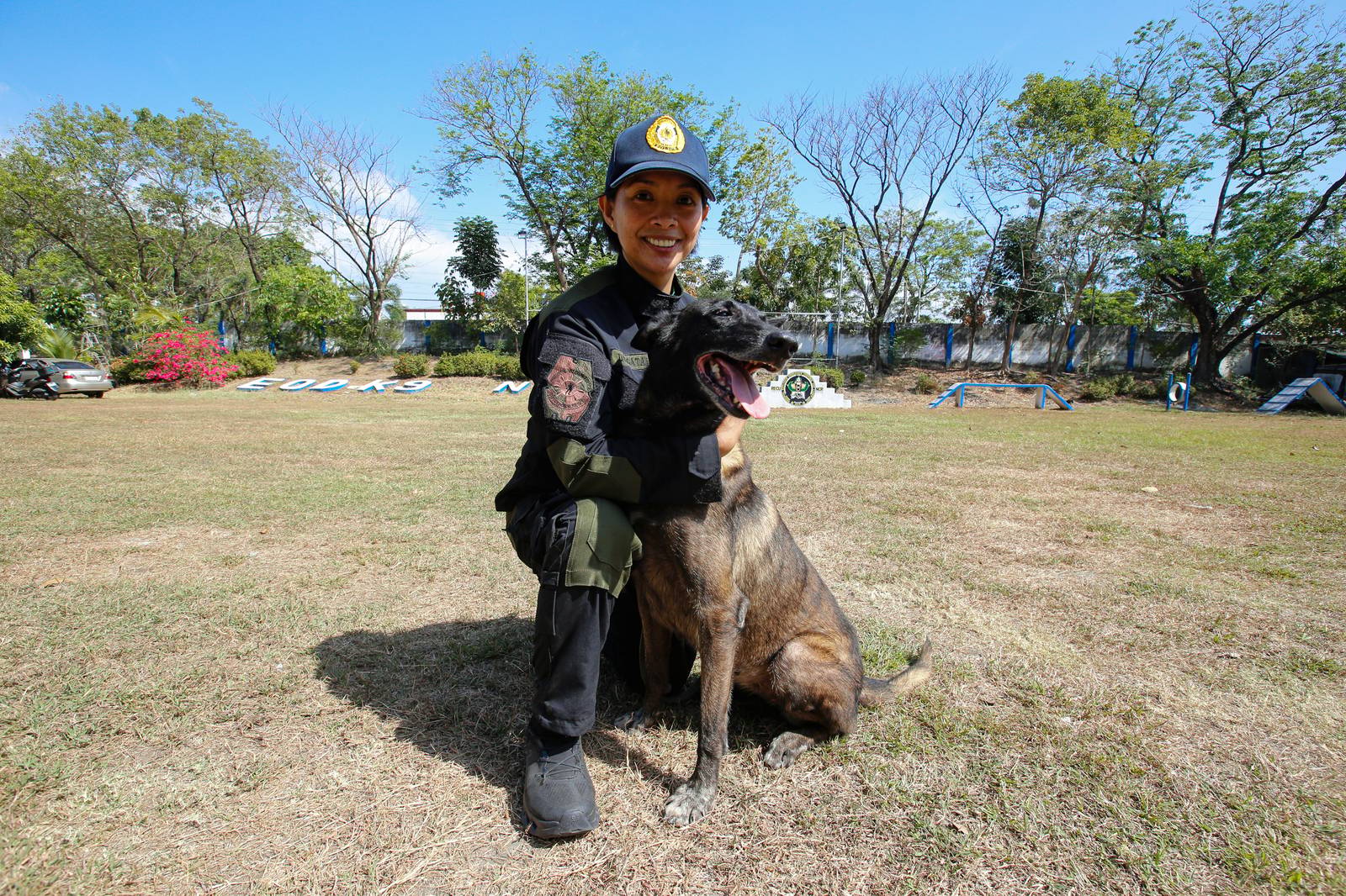 Police handlers and Explosive Detection Dogs (EDDs) of the Regional EOD Canine Unit-NCR conduct morning drills at Camp Bagong Diwa, Taguig City, on 10 March 2026. After years of service, twenty-six K9 heroes are officially set to retire from active duty and begin their well-earned "civilian dog lives."

These retired K9 heroes are also open for adoption and seeking loving homes to enjoy their retirement.