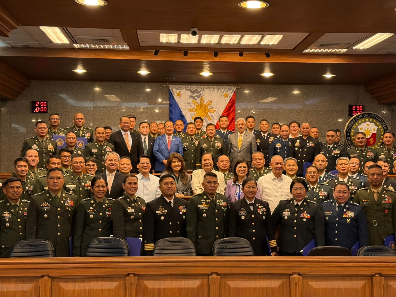 CA kinumpirma ang 74 na opisyal ng AFP at DFA