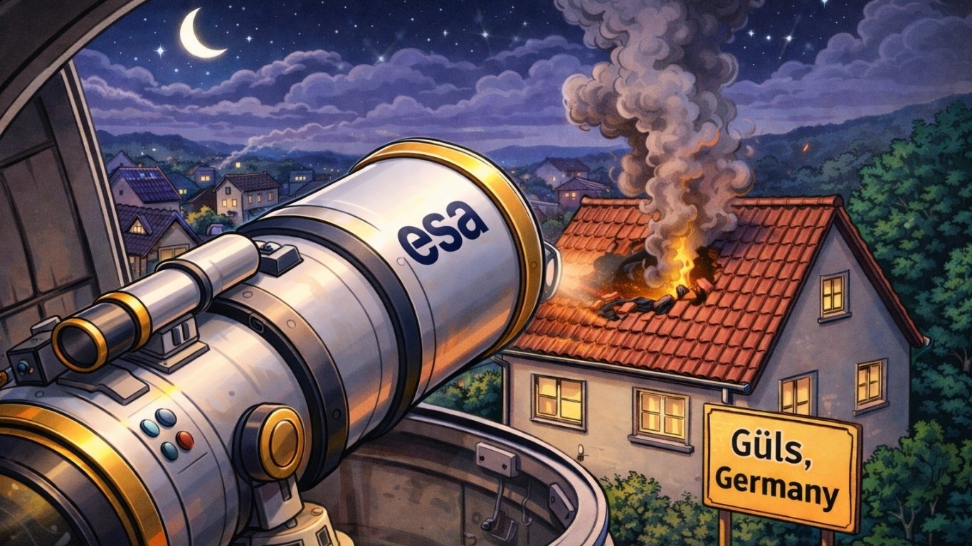 European Space Agency probing fireball that hit German home