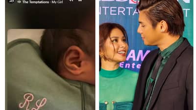 Showbiz couple Loisa Andalio and Ronnie Alonte welcome first baby