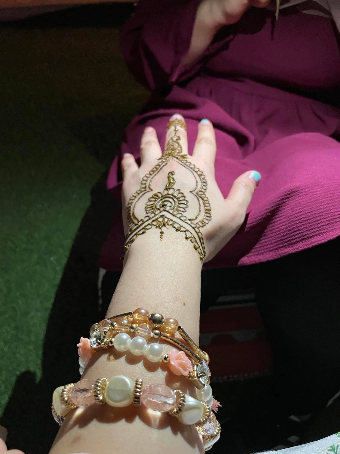 HENNA tattoo as part of Bedouin culture immersion and desert ‘glamping.’