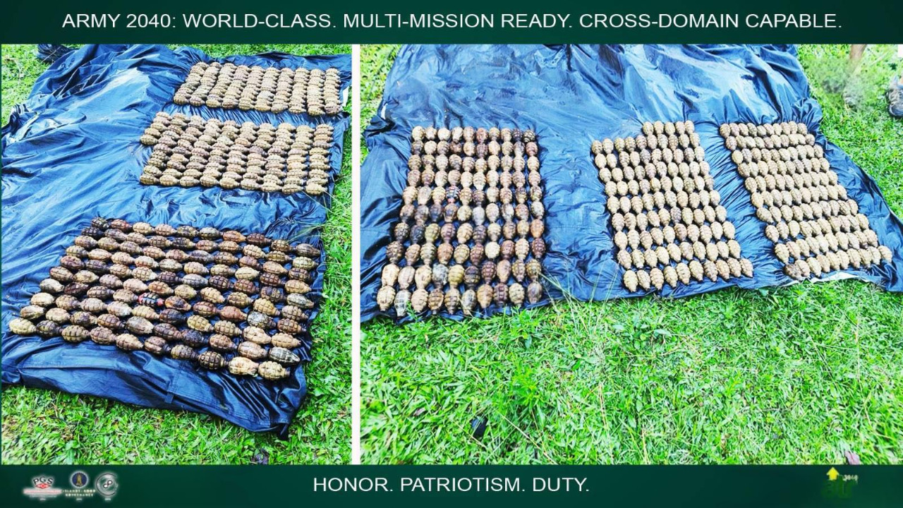 Army confiscates 300 grenades in Lanao del Sur