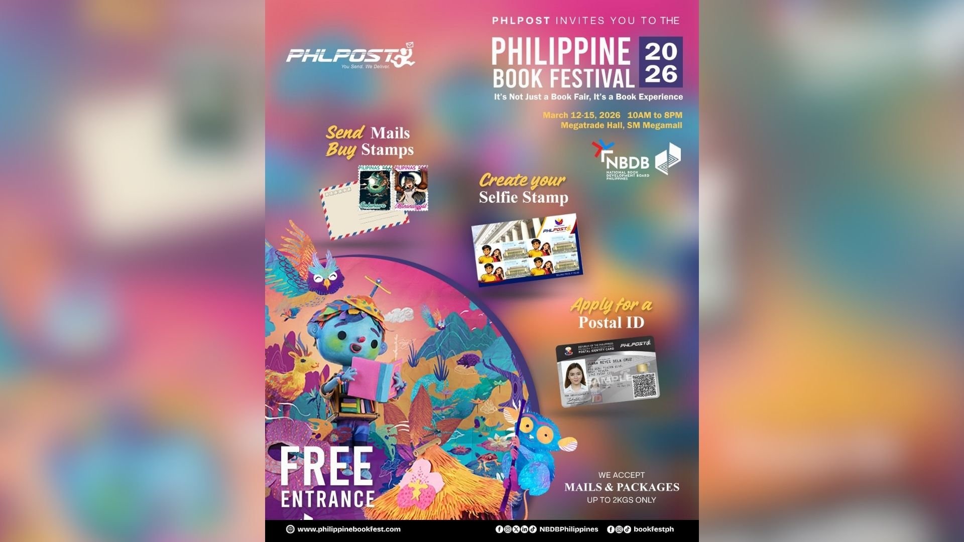 PHLPost offers selfie stamps, services at book festival