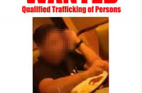 Subject of an arrest warrant for qualified human trafficking