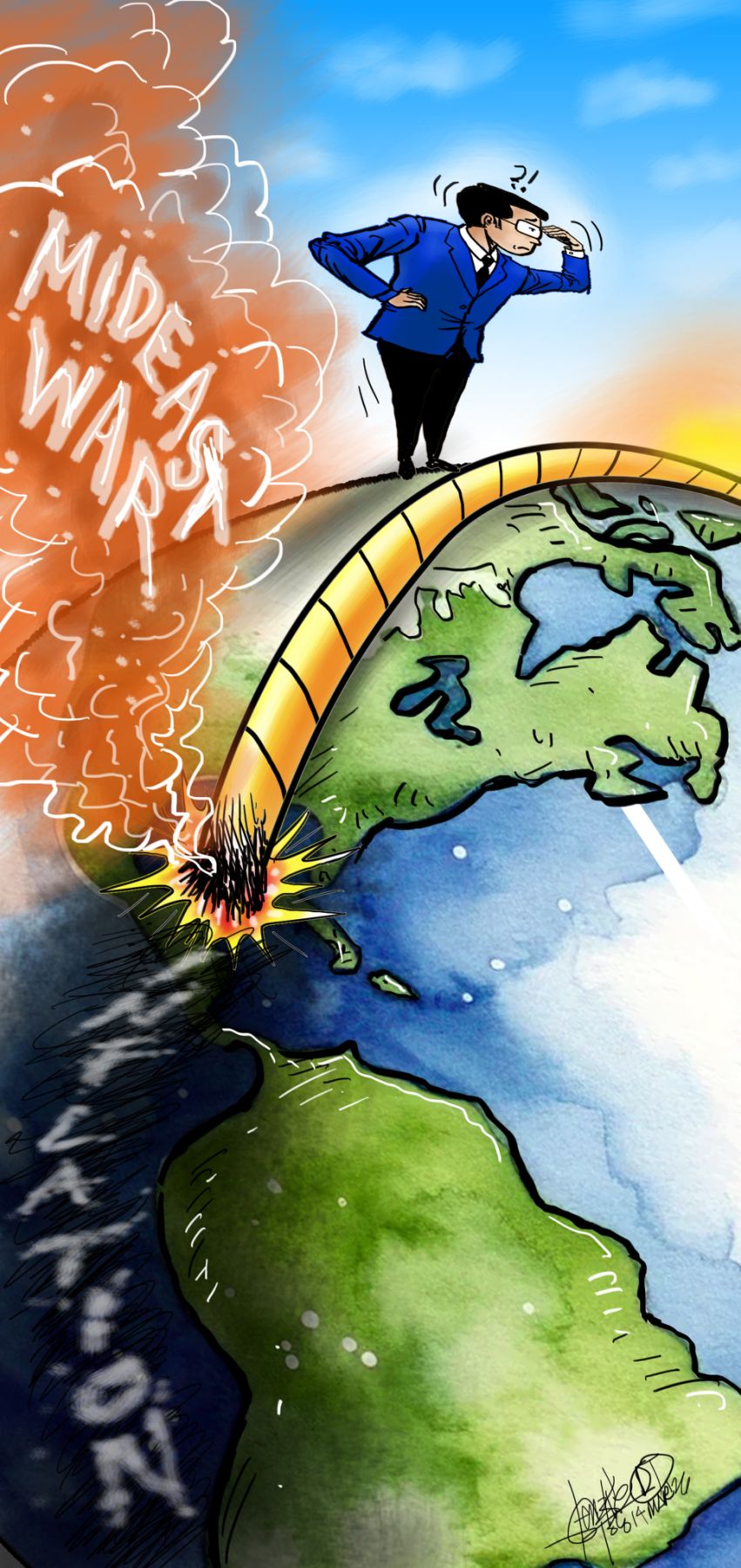 The world, in uncharted territory