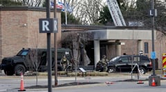Assailant dead after ramming vehicle into Michigan synagogue