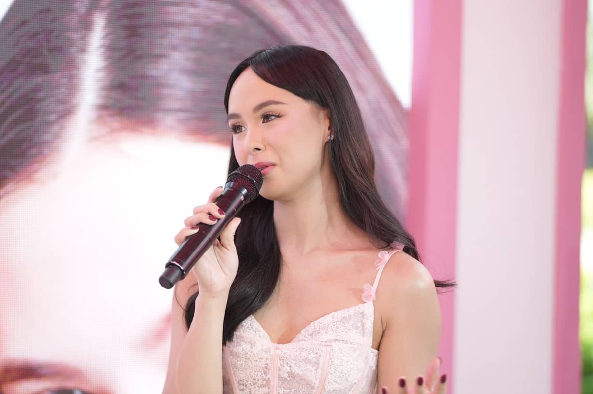 ACTRESS Kaila Estrada speaks during the launch of Cetaphil’s ‘Be a Girl’s Girl’ campaign at Bonifacio High Street, sharing her thoughts on confidence, skincare and supporting fellow women.