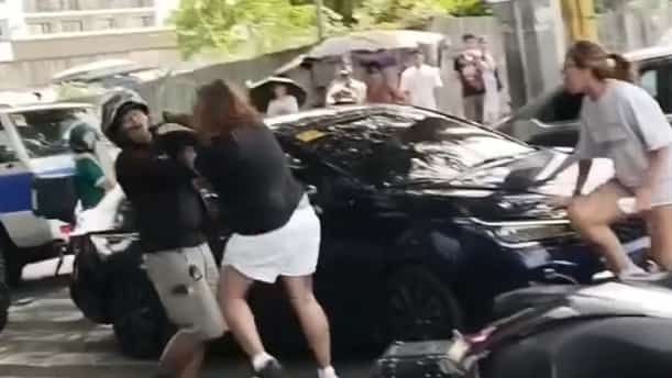 MOTORISTS caught in a physical alteraction following a vehicular incident in Sta. Lucia, Pasig City.