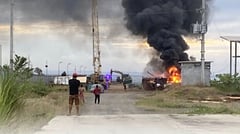 Barge fire hits Tagoloan shipyard