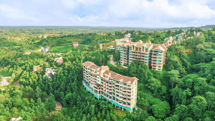 CROSSWINDS in Tagaytay brings European mountain living to life, with pine-lined landscapes, Swiss-inspired homes, and a tranquil lifestyle amidst cool mountain air.