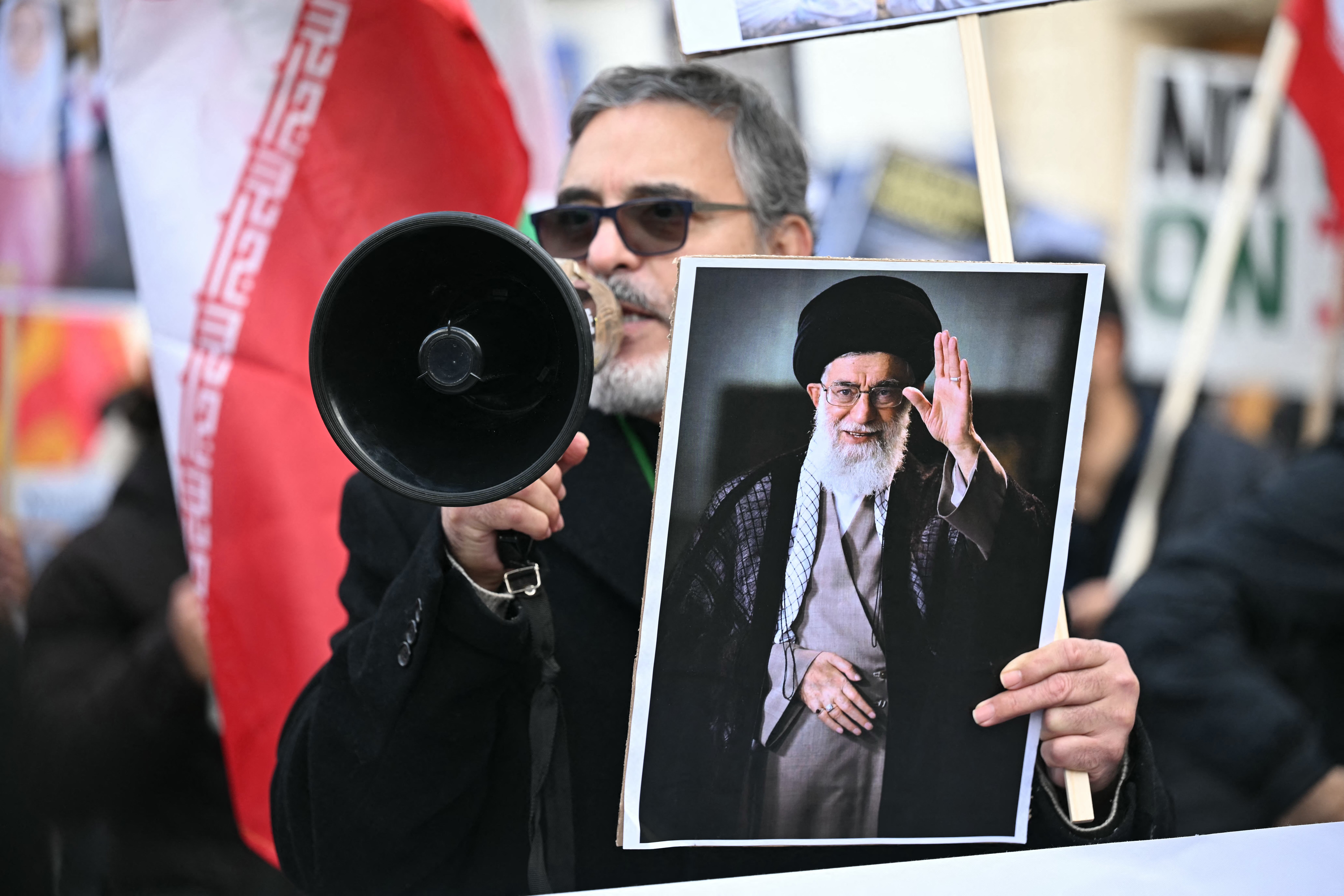 US embassy attacked in Baghdad, strikes hit Iran-backed fighters