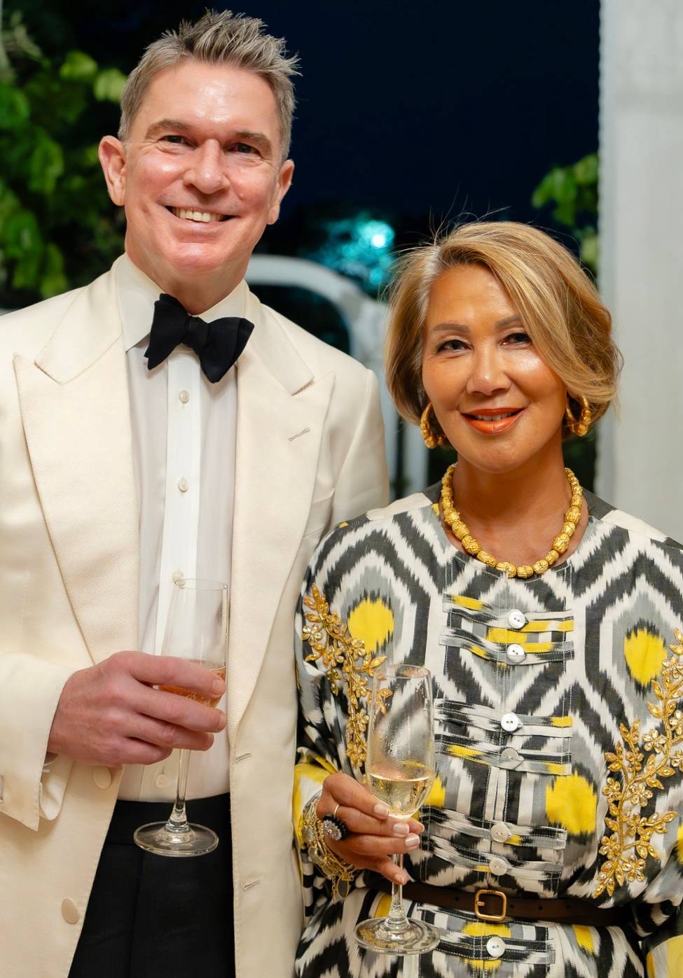 Christopher Jackson and Florence Lim.