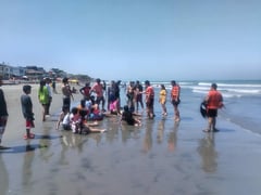 Five swimmers rescued from rough waters in Pangasinan