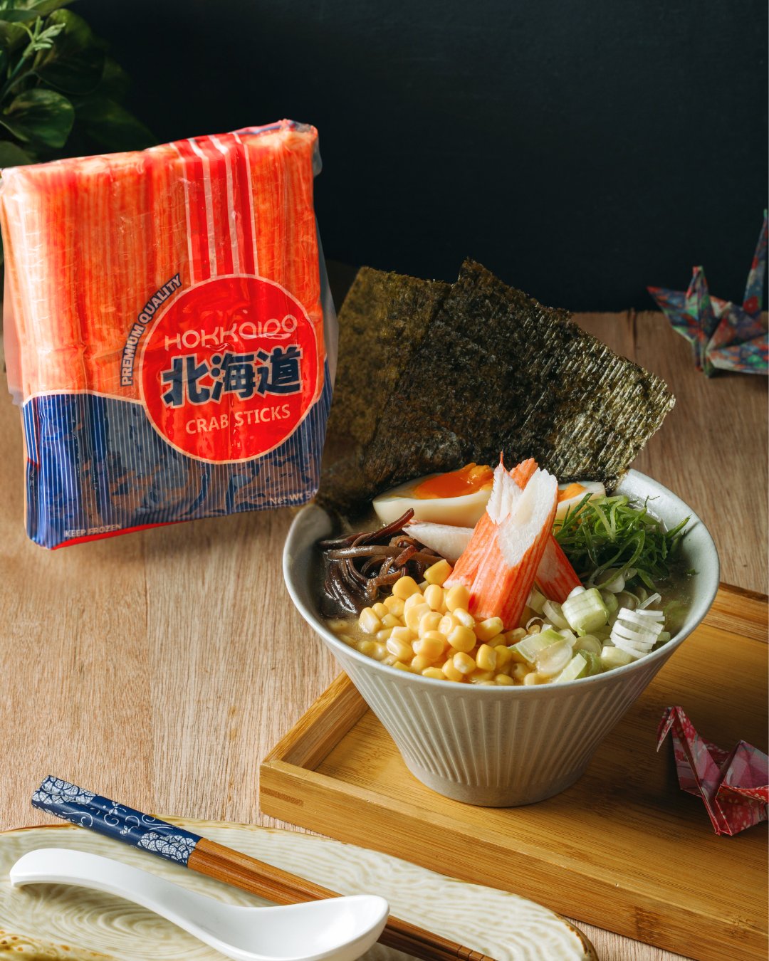 Ramen with kani