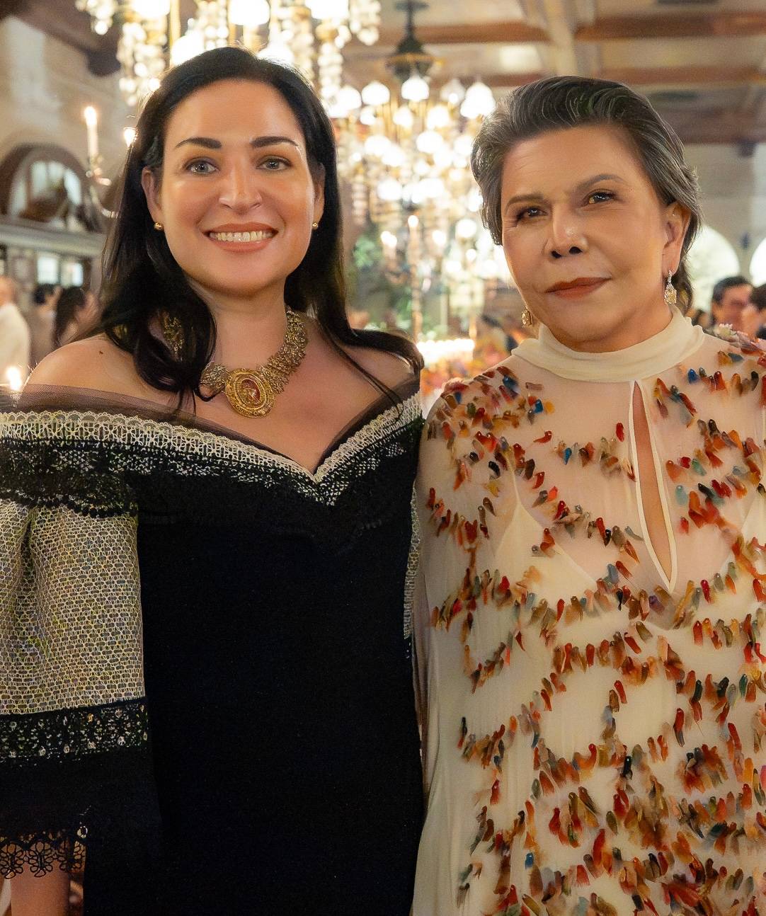 Social Secretary Bianca Zobel and Lourdes Tuason.
