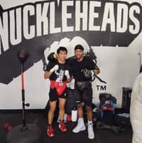 IBF champion Pedro Taduran (left) and Cuban Joahnys Argilagos have complemented each other in sparring in Las Vegas.
