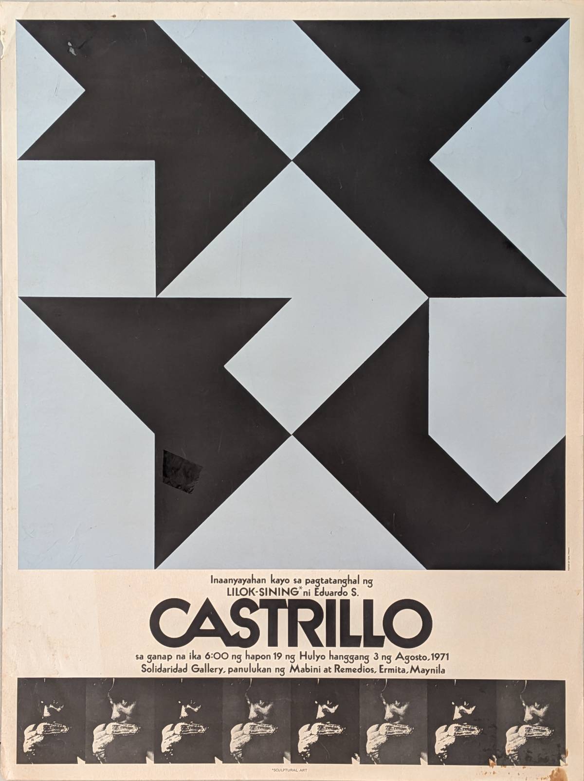 ‘LILOK-Sining ni Eduardo S. Castrillo.’