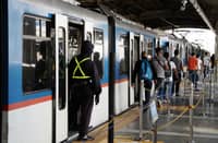 Transport officials, police elite units test MRT-3 security protocols