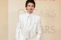 All eyes on Timothee Chalamet at the Oscars Red Carpet