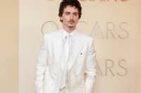All eyes on Timothee Chalamet at the Oscars Red Carpet