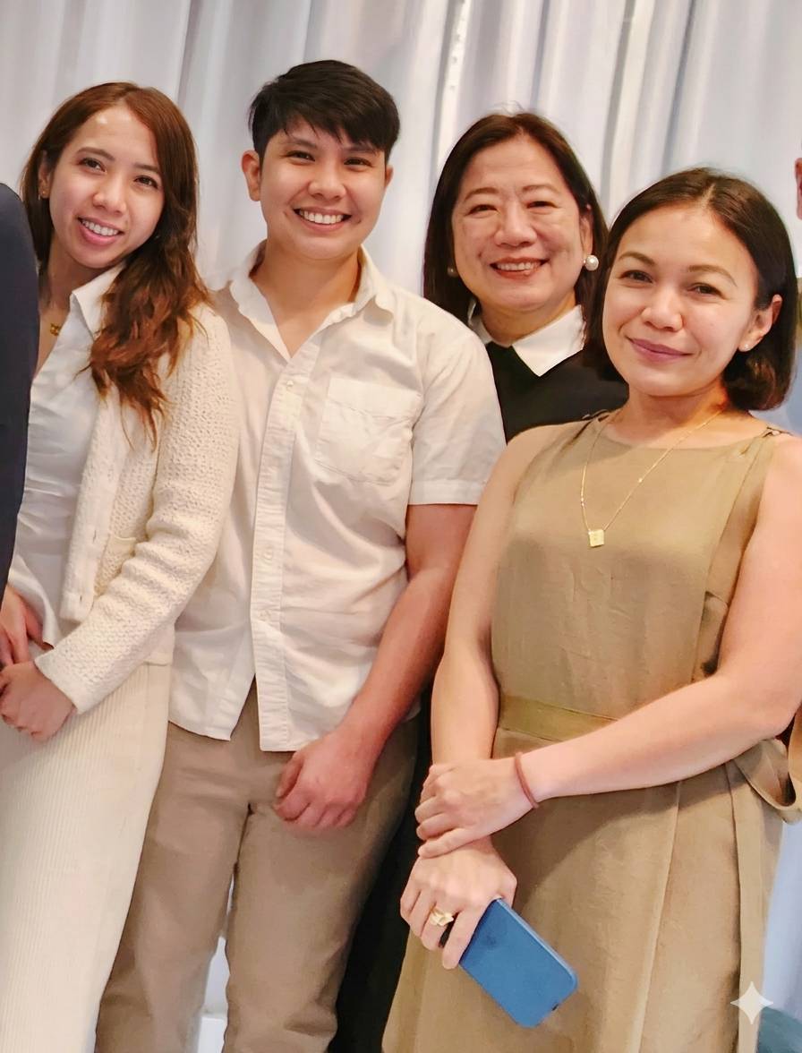 IDr. Nelle Sanchez, IDr. Phoebe Teodoro, Ar. Onet, Coronel and Bianca Salonga.